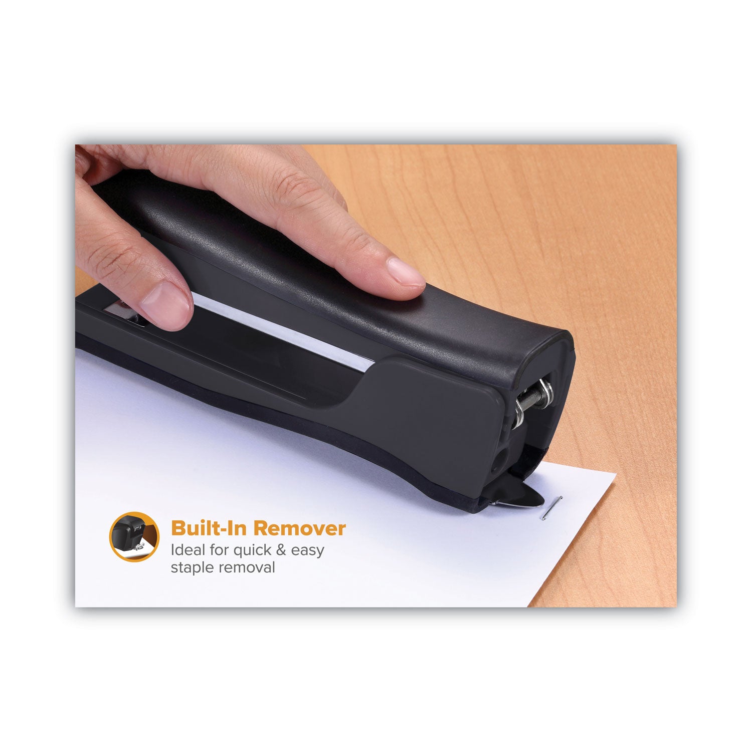 Dynamo Stapler, 20-Sheet Capacity, Black - 