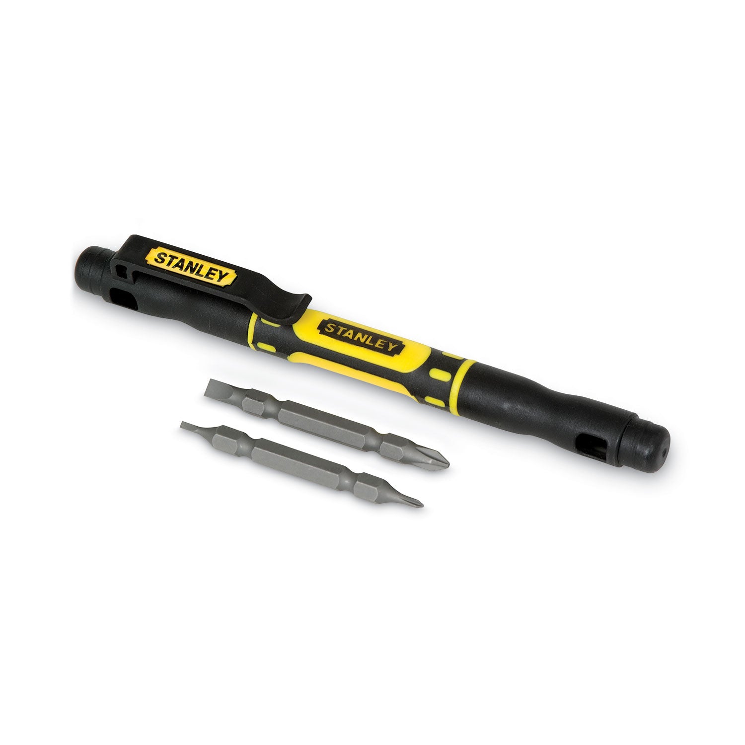 4 in-1 Pocket Screwdriver, Black/Yellow - 