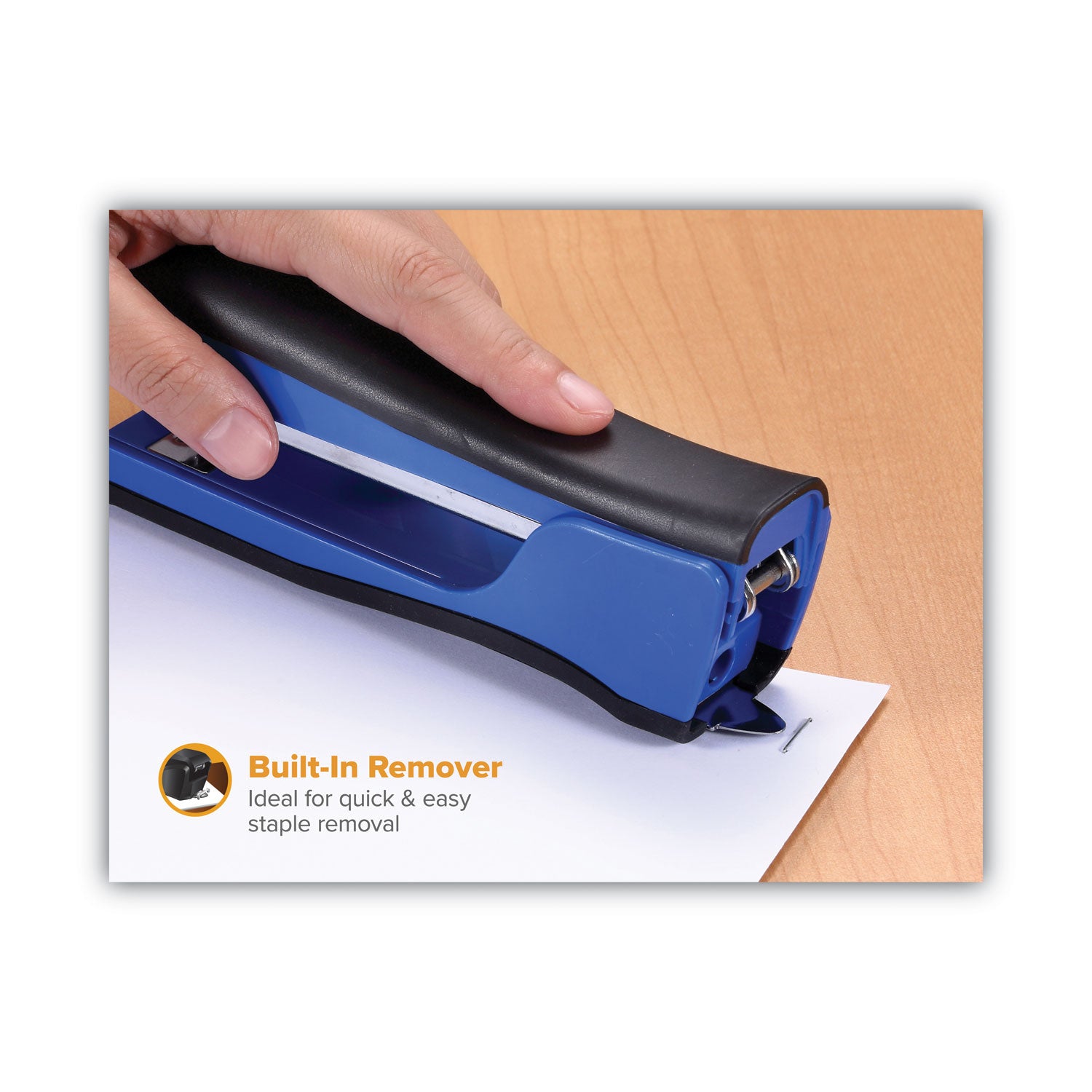 Dynamo Stapler, 20-Sheet Capacity, Blue - 