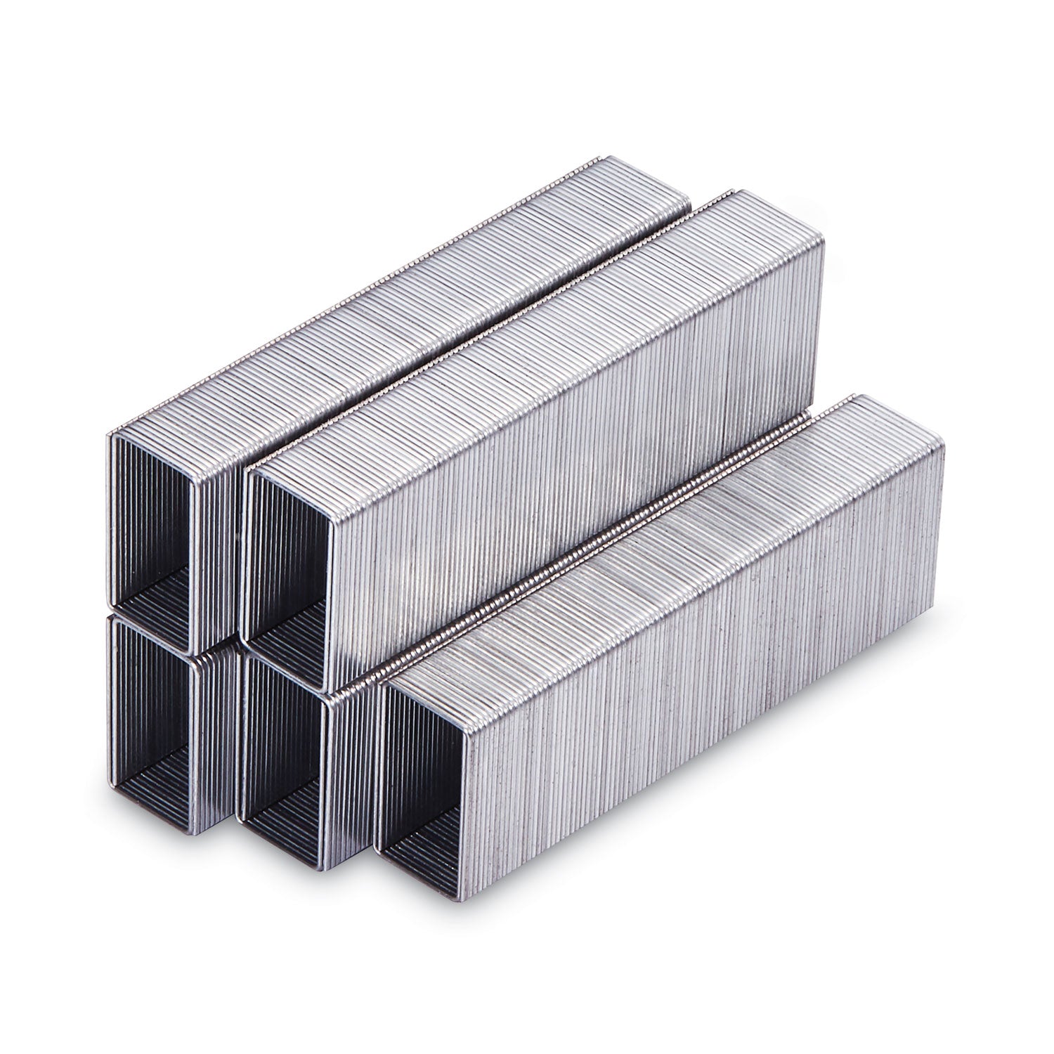 Heavy-Duty Premium Staples, 0.88" Leg, 0.5" Crown, Steel, 1,000/Box