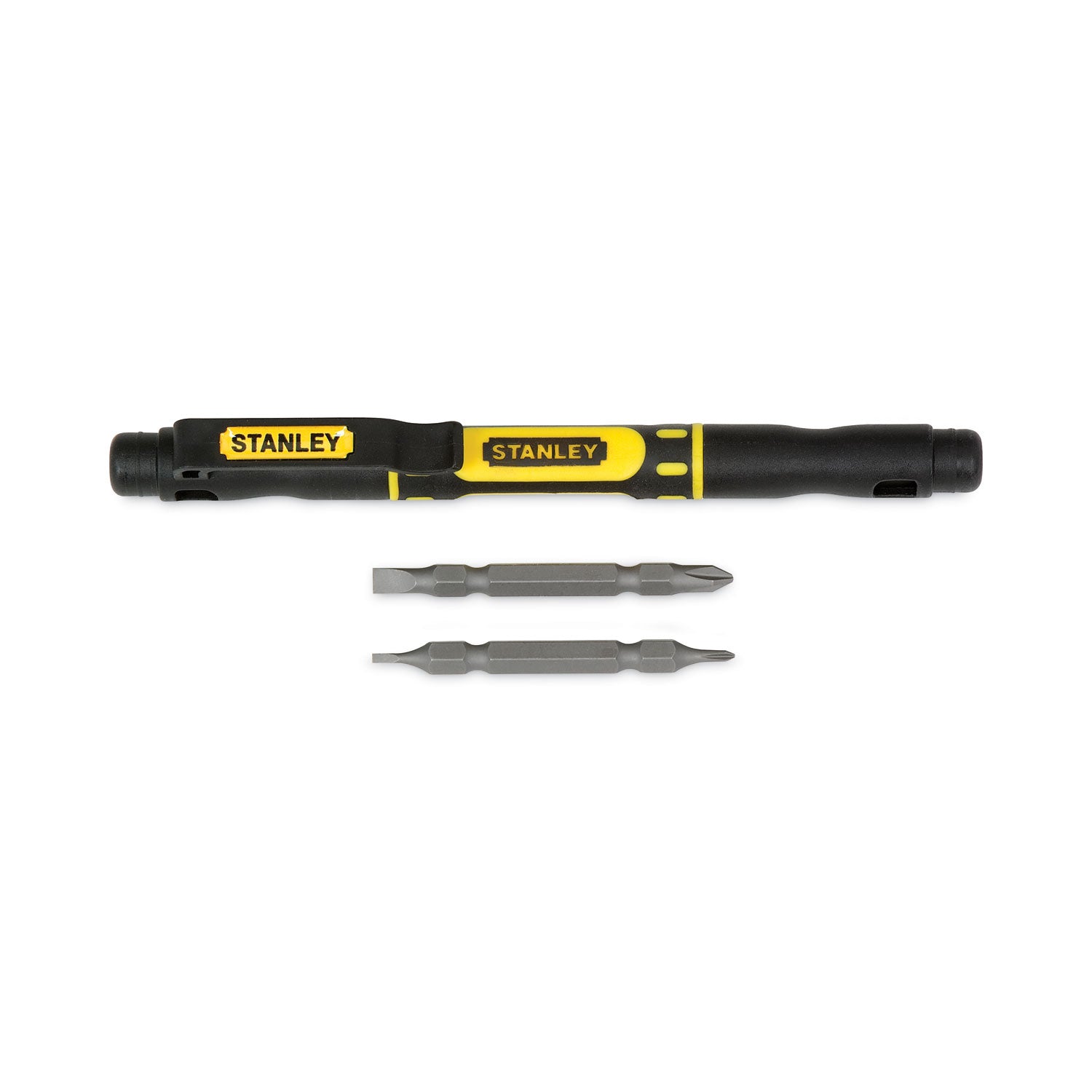 4 in-1 Pocket Screwdriver, Black/Yellow - 