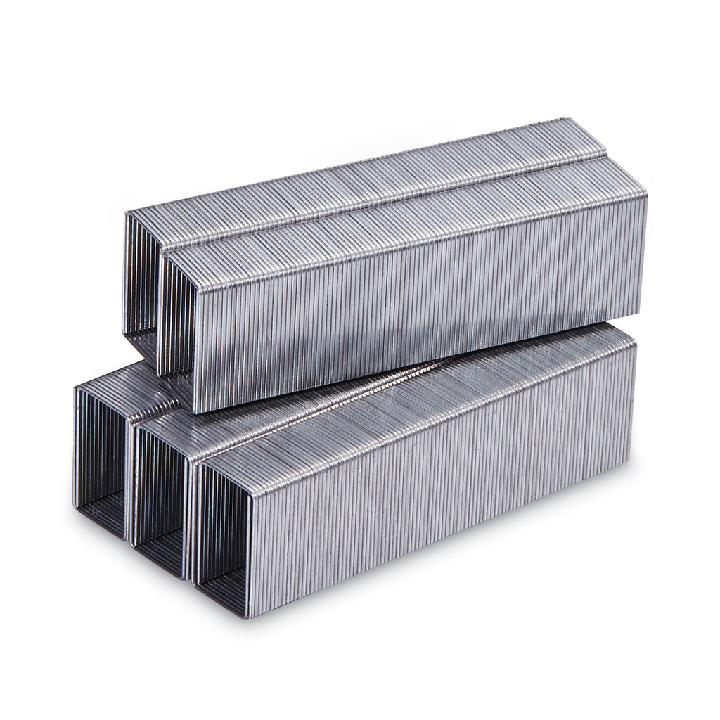 Heavy-Duty Premium Staples, 0.88" Leg, 0.5" Crown, Steel, 1,000/Box