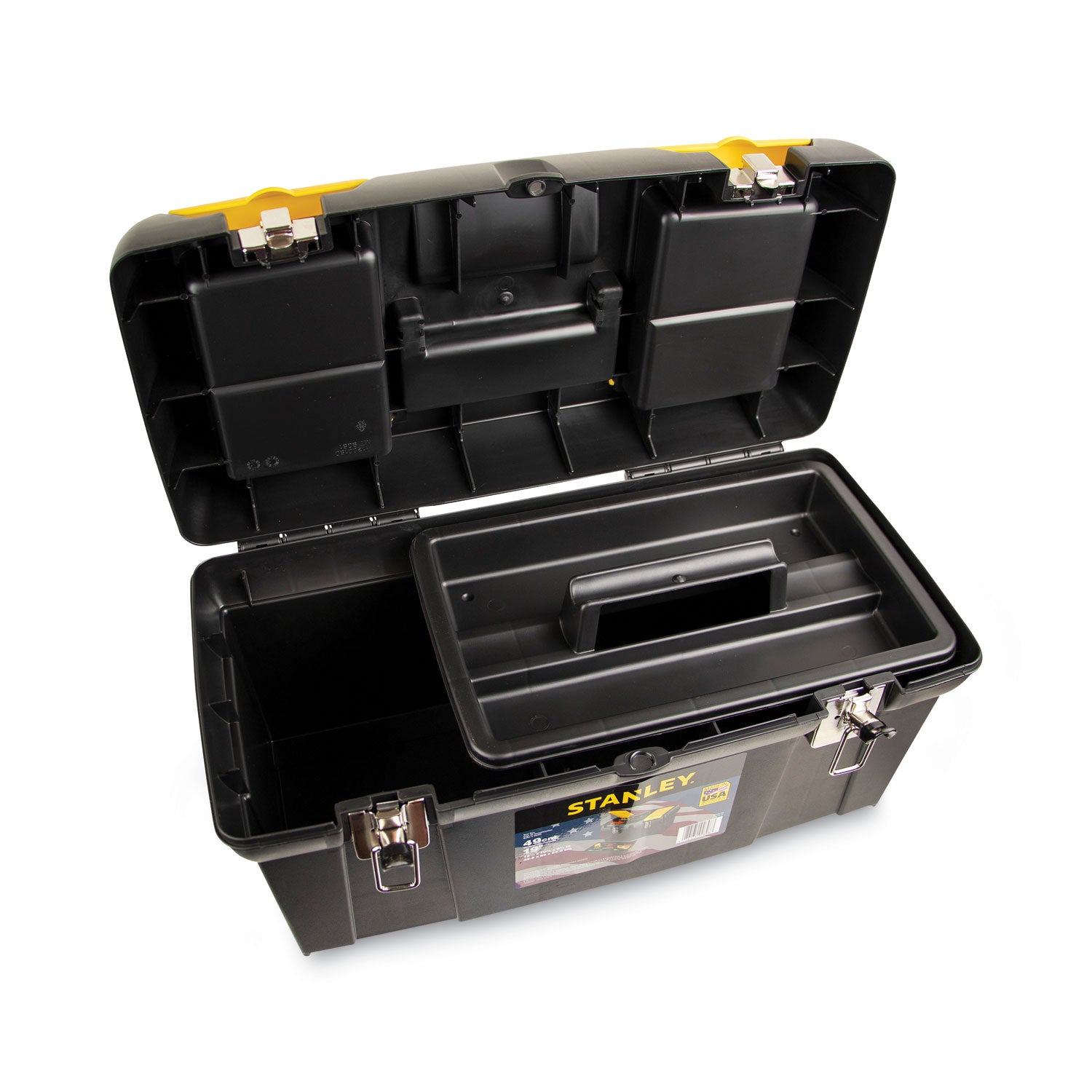 Series 2000 Toolbox w/Tray, Two Lid Compartments - 