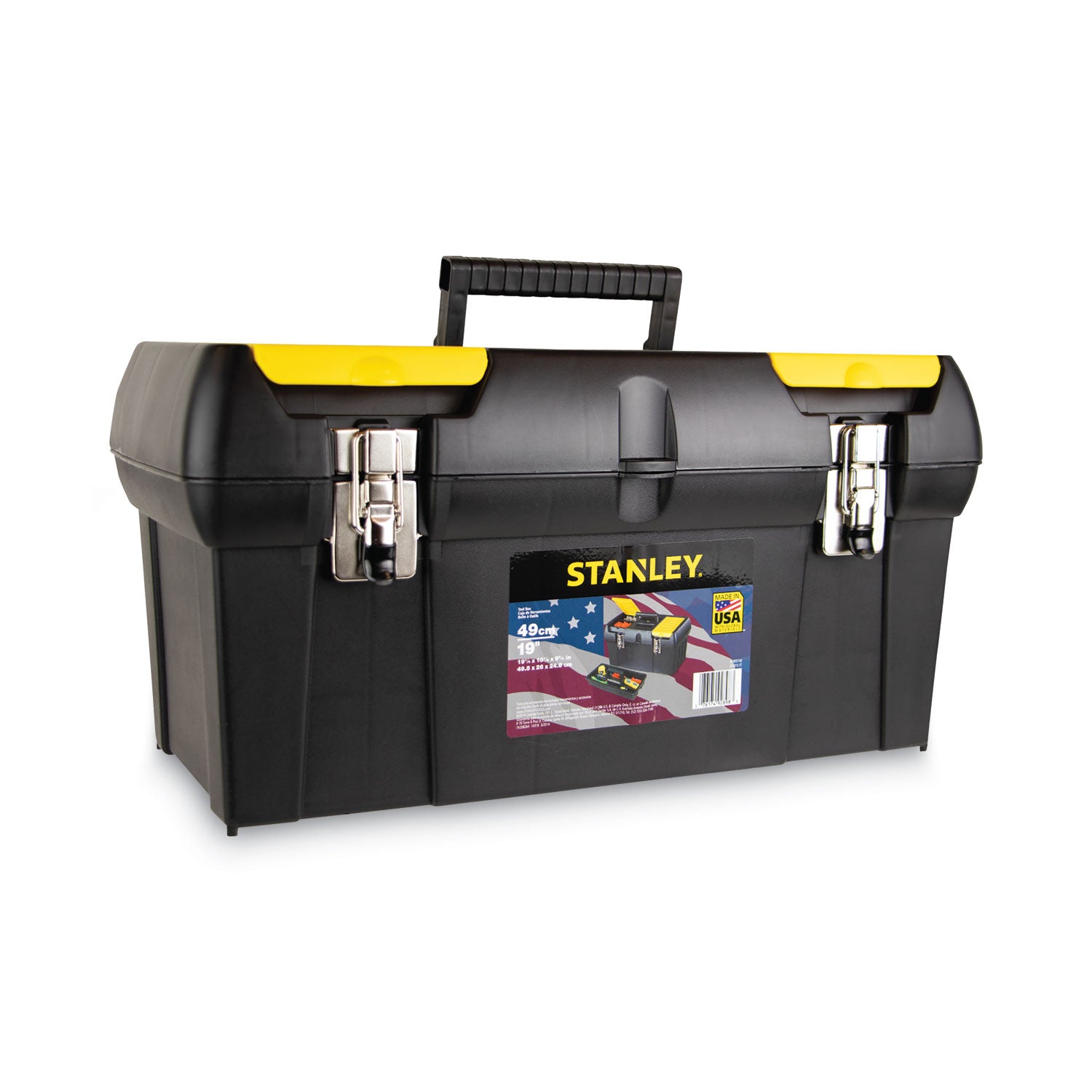 Series 2000 Toolbox w/Tray, Two Lid Compartments - 