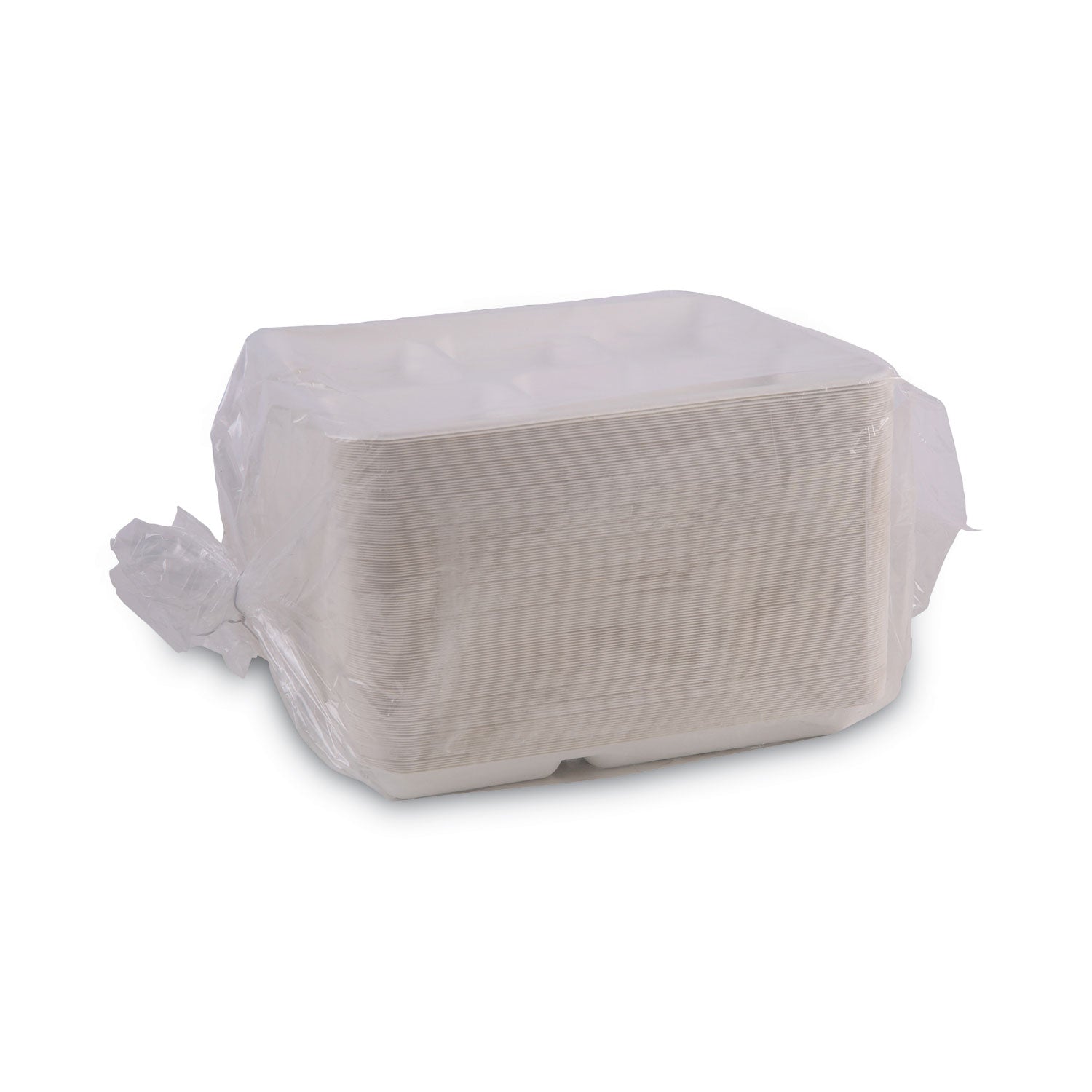 bagasse-dinnerware-5-compartment-tray-10-x-8-white-500-carton_bwktraywf128 - 1