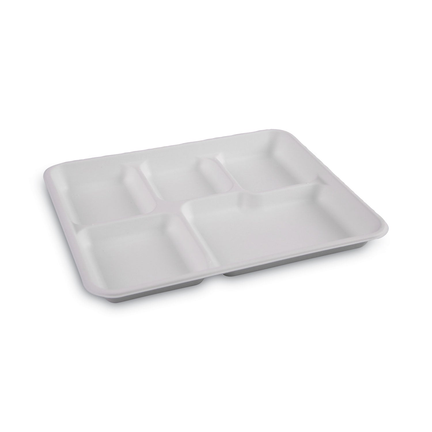 bagasse-dinnerware-5-compartment-tray-10-x-8-white-500-carton_bwktraywf128 - 3