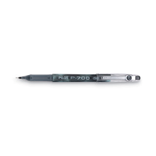 Precise P-700 Gel Pen, Stick, Fine 0.7 mm, Black Ink, Black Barrel, Dozen
