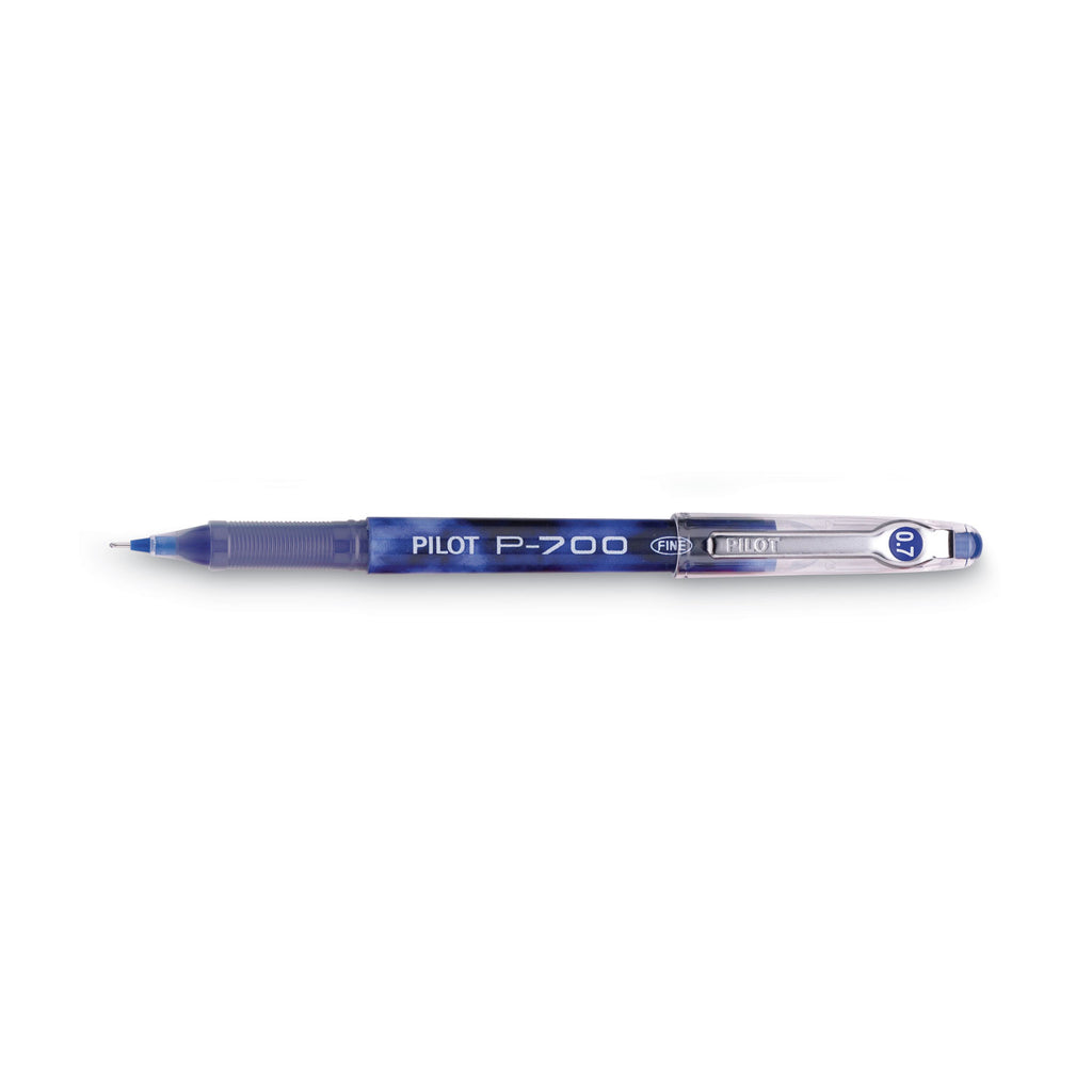 Precise P-700 Gel Pen, Stick, Fine 0.7 mm, Blue Ink, Blue Barrel, Dozen