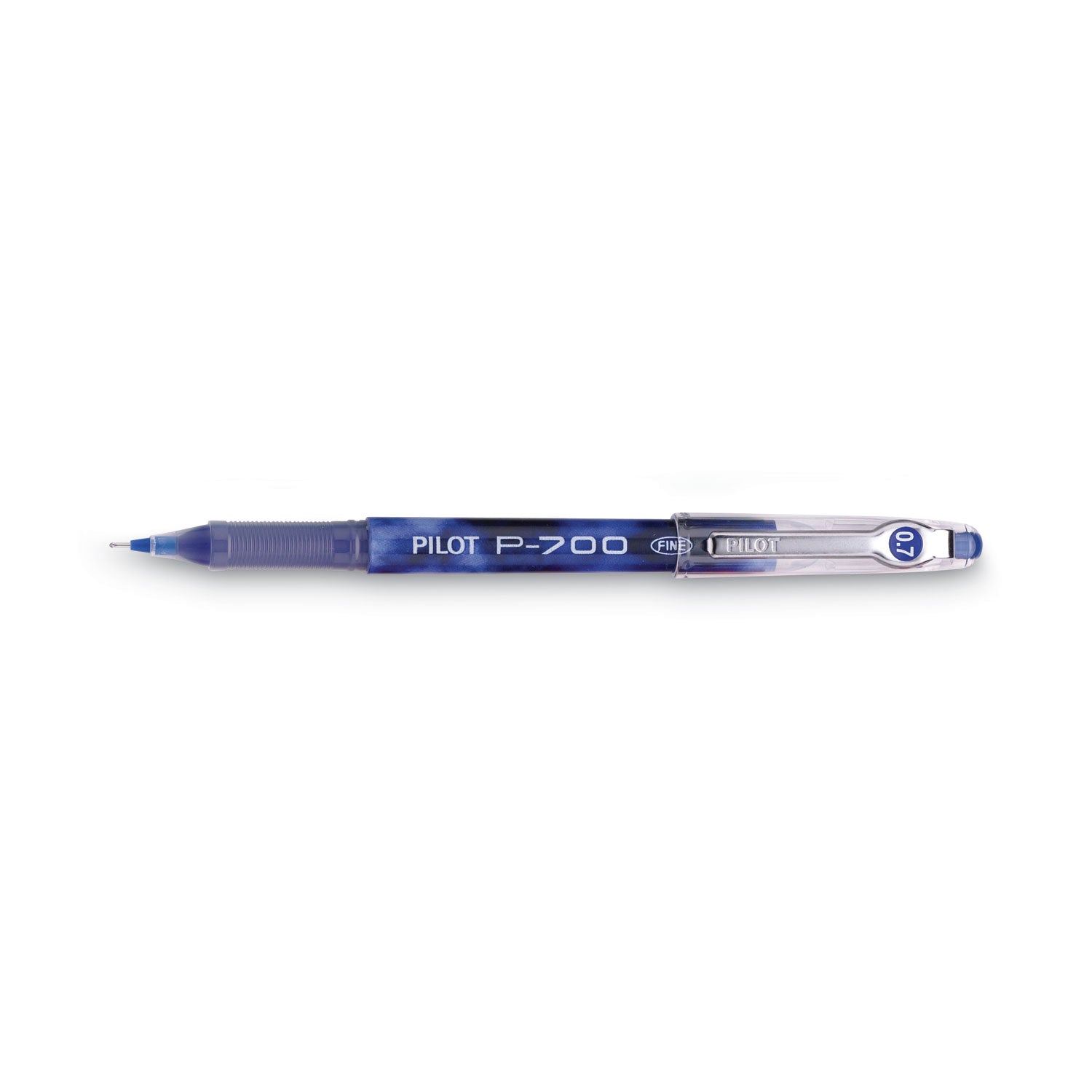 Precise P-700 Gel Pen, Stick, Fine 0.7 mm, Blue Ink, Blue Barrel, Dozen