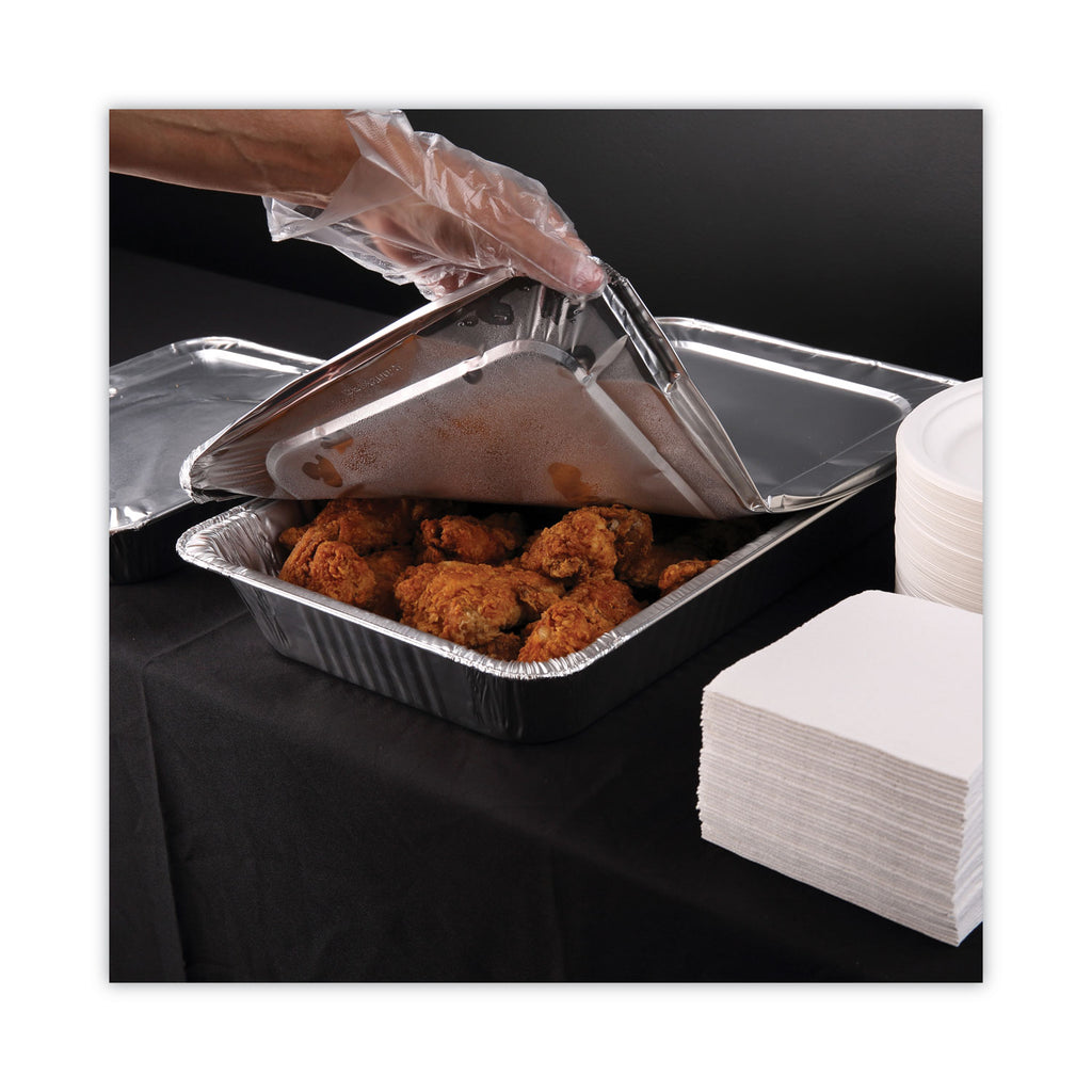 Aluminum Steam Table Pans, Full-Size Deep, 3.19" Deep, 12.81 x 20.75, 50/Carton - 
