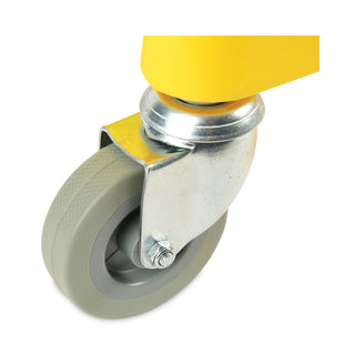 Pro-Pac Side-Squeeze Wringer/Bucket Combo, 8.75 gal, Yellow/Silver - 