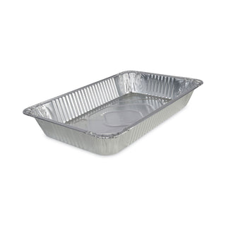 Aluminum Steam Table Pans, Full-Size Deep, 3.19" Deep, 12.81 x 20.75, 50/Carton - 