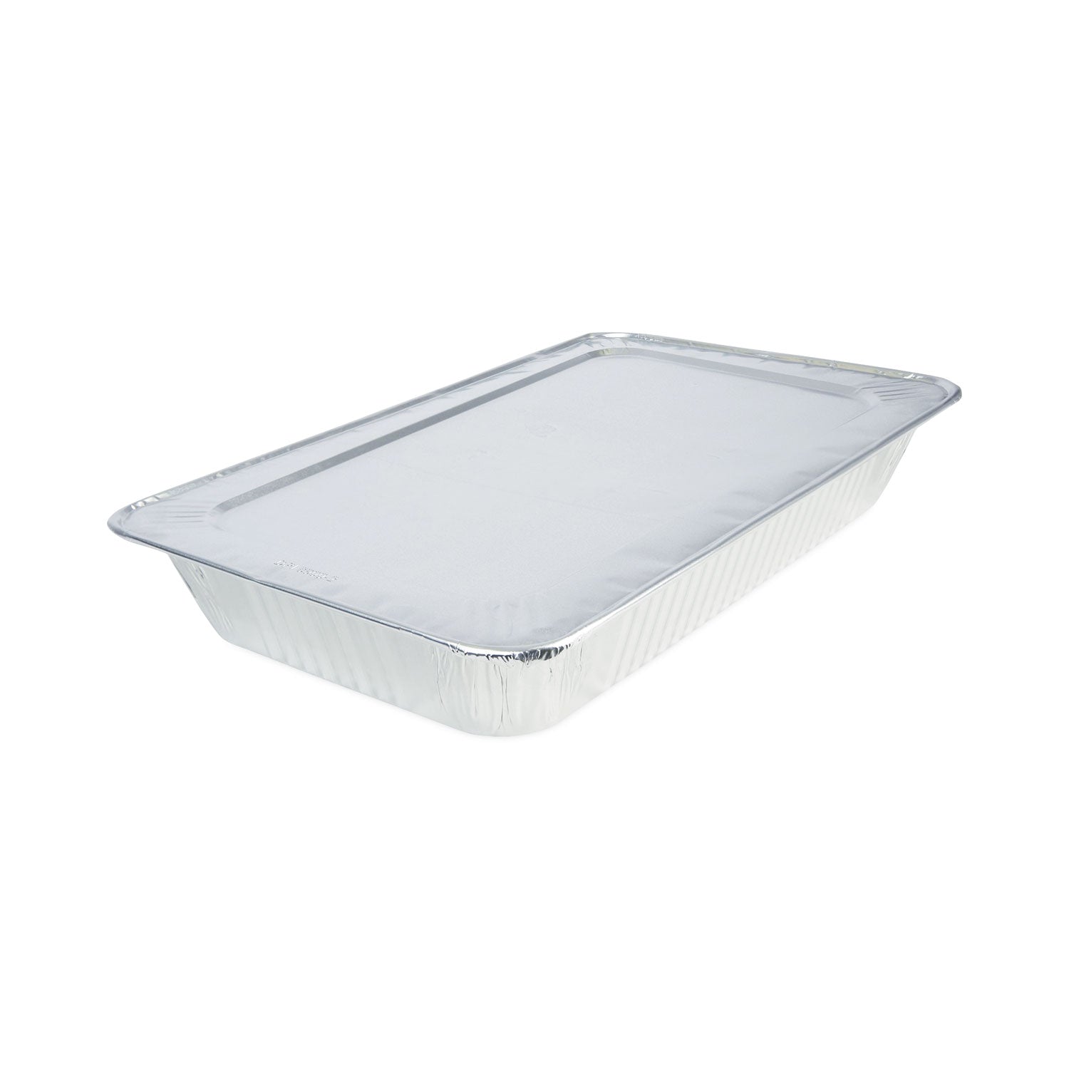 Aluminum Steam Table Pans, Full-Size Deep, 3.19" Deep, 12.81 x 20.75, 50/Carton - 