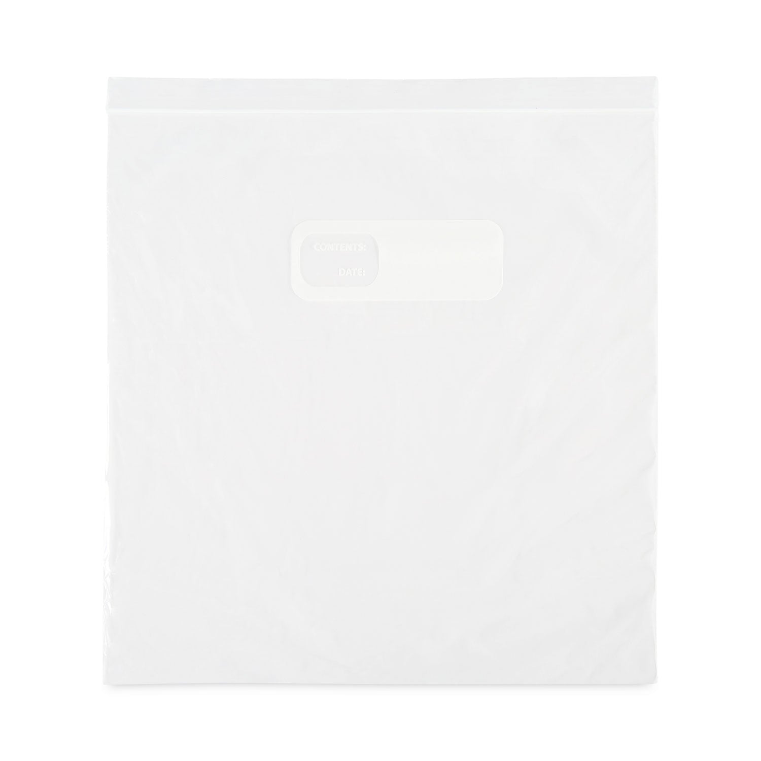 Reclosable Food Storage Bags, 1 gal, 1.75 mil, 10.5" x 11", Clear, 250/Box