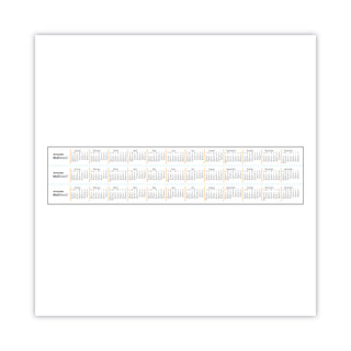 WallMates Self-Adhesive Dry Erase Weekly Planning Surfaces, 18 x 24, White/Gray/Orange Sheets, Undated