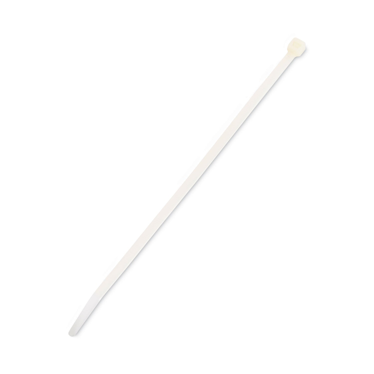 Nylon Cable Ties, 8 x 0.19, 50 lb, Natural, 1,000/Pack
