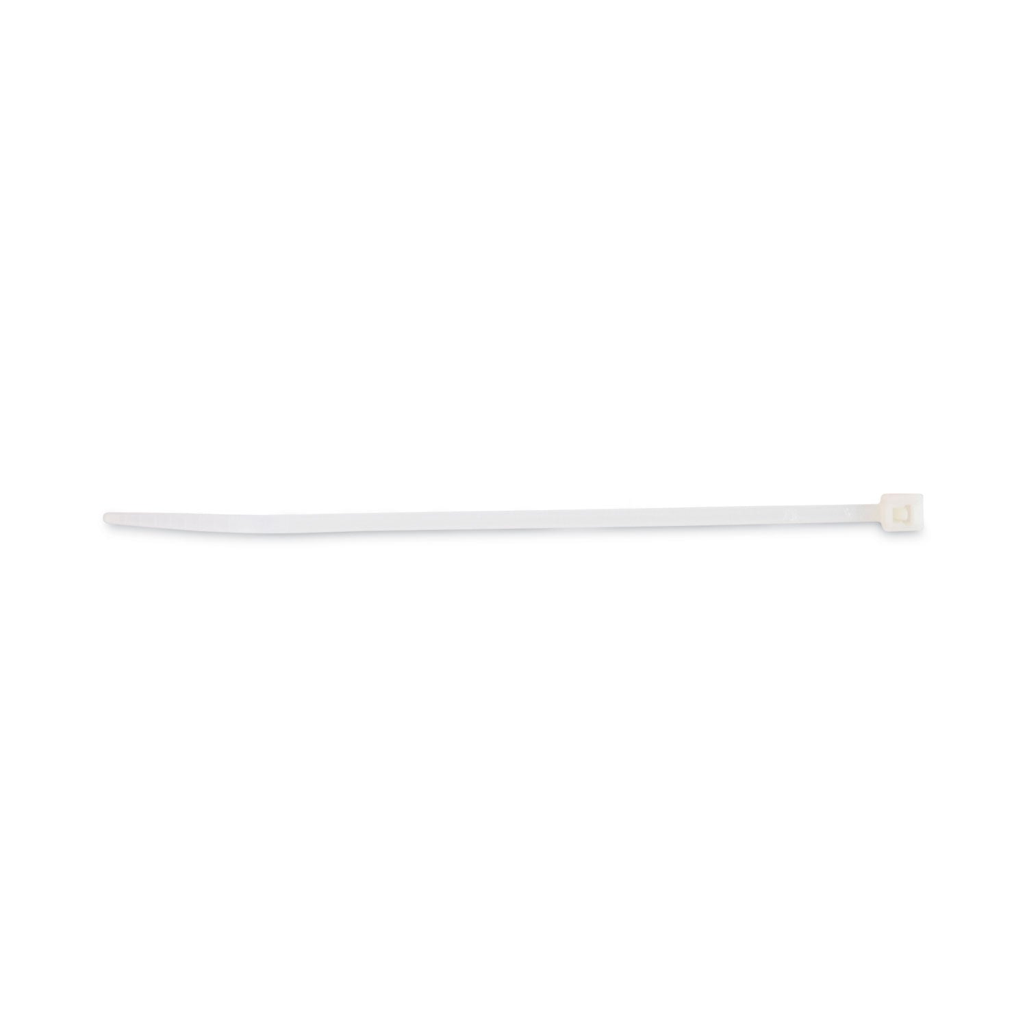 Nylon Cable Ties, 4 x 0.06, 18 lb, Natural, 1,000/Pack - 