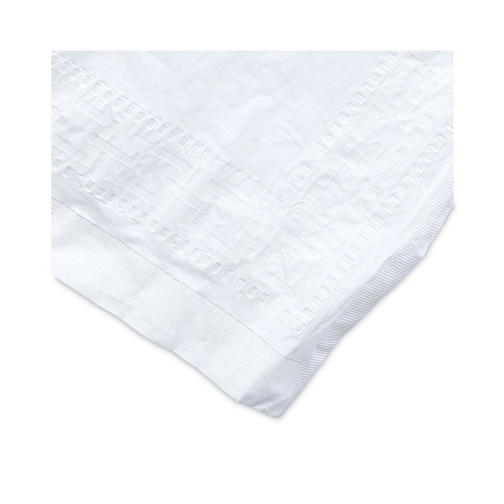 Paper Table Cover, Embossed Paper with Plastic Liner, 54" x 108", White, 20/Carton - 