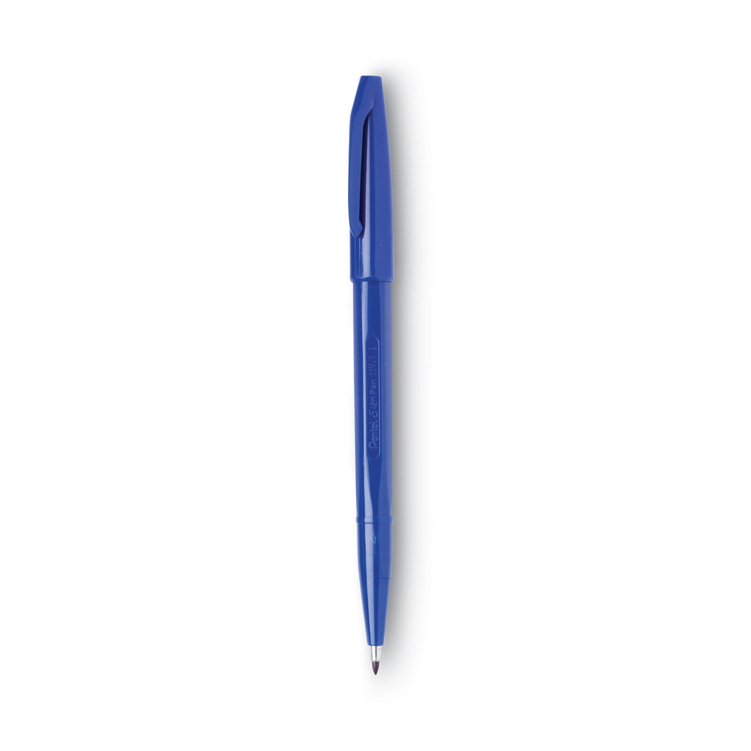 Sign Pen Fine Point Color Marker, Extra-Fine Bullet Tip, Blue, Dozen - 