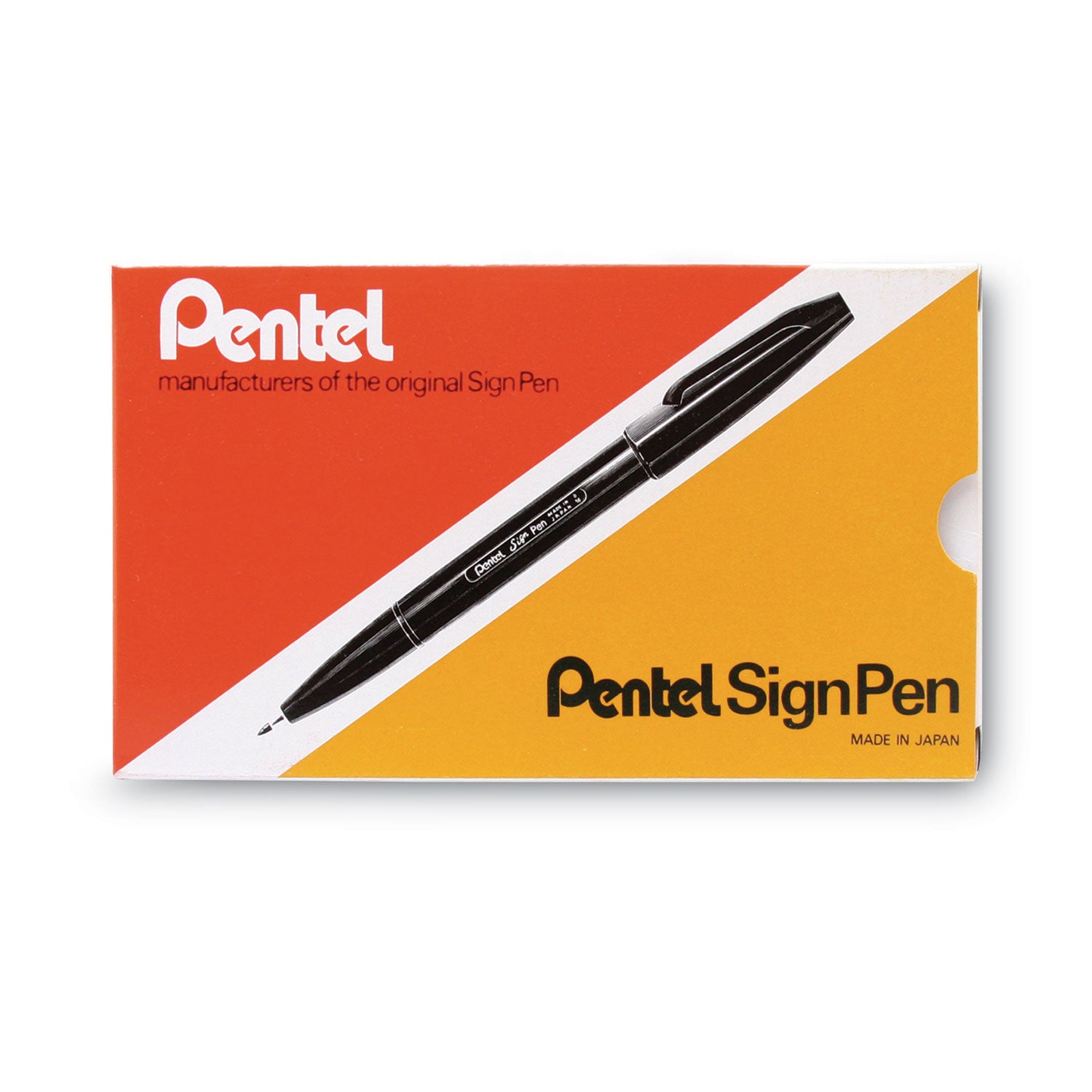Sign Pen Fine Point Color Marker, Extra-Fine Bullet Tip, Blue, Dozen - 