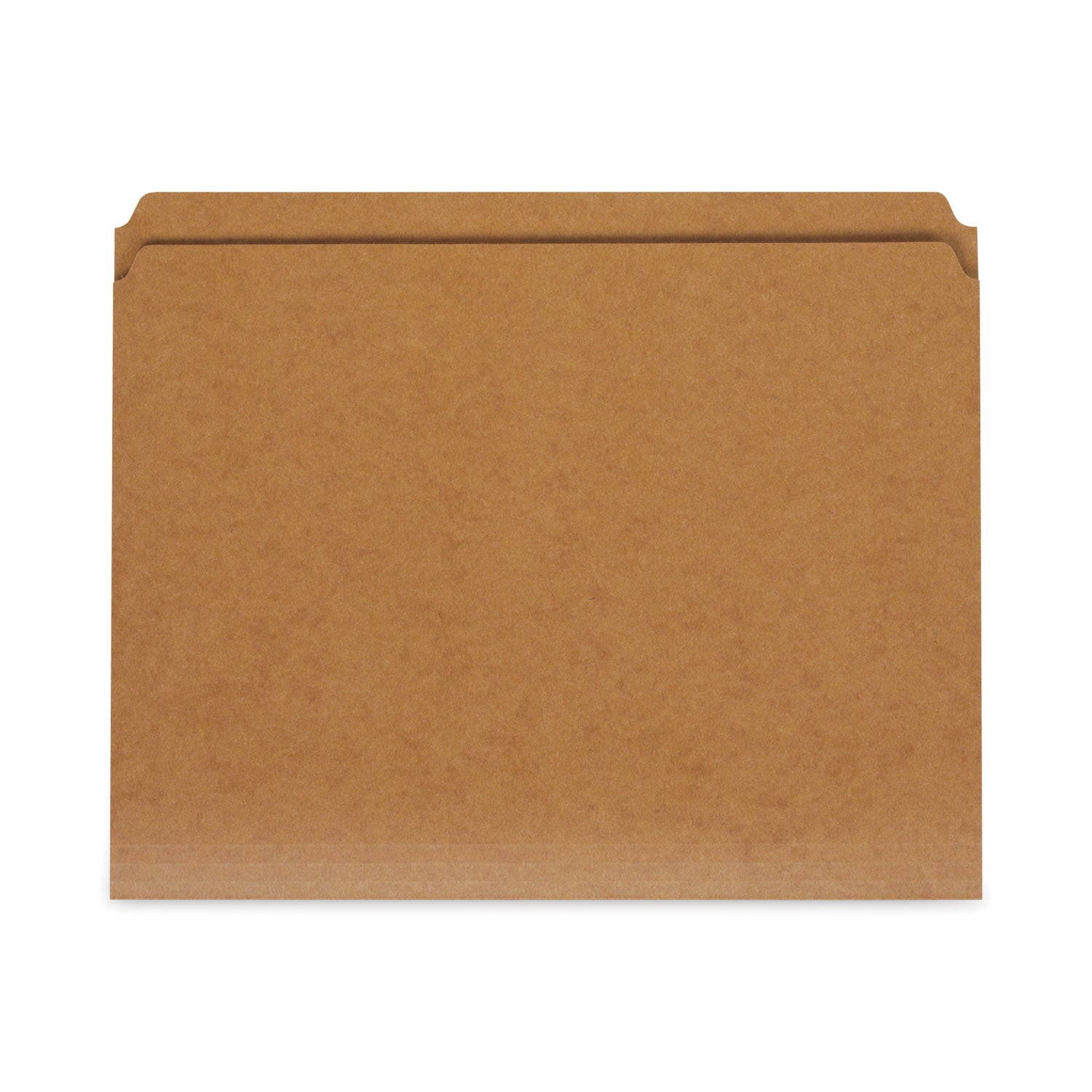 Reinforced Kraft Top Tab File Folders, Straight Tabs, Letter Size, 0.75" Expansion, Brown, 100/Box - 