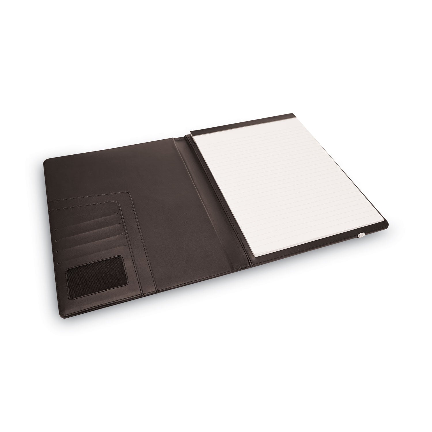 Padfolio, 8 1/2 x 11, Vinyl, Black - 