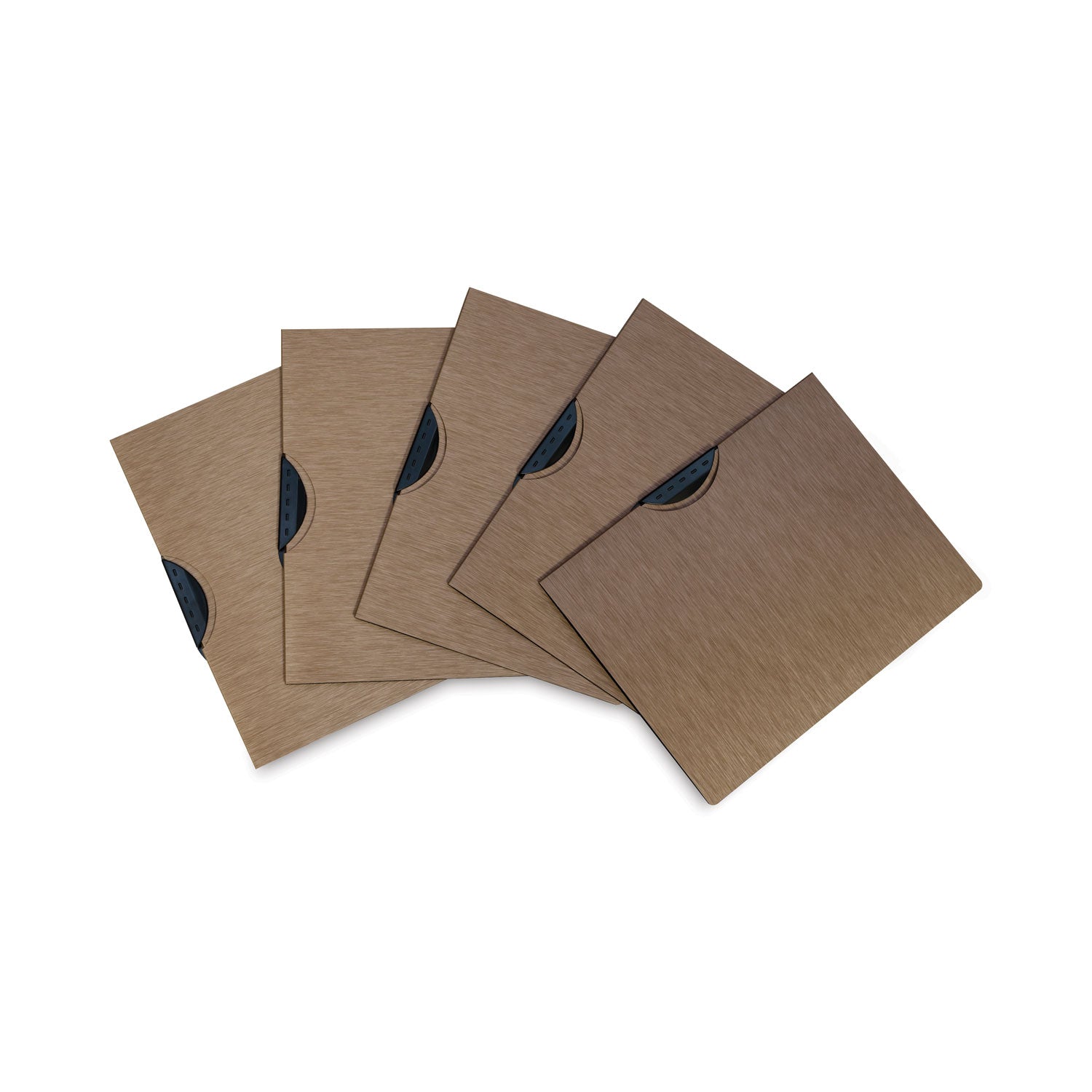 modern-metallic-executive-style-report-cover-swing-clip-85-x-11-bronze-bronze-5-pack_cli33316 - 3