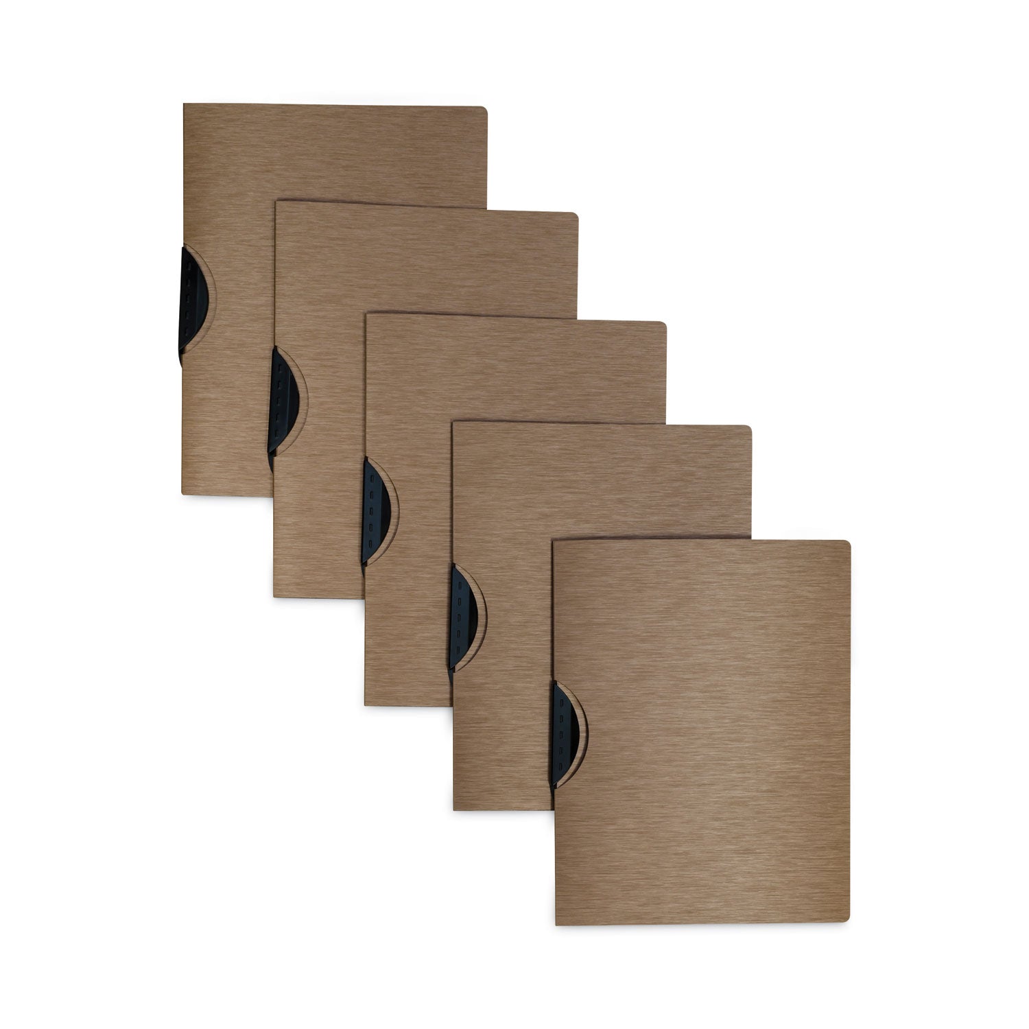 modern-metallic-executive-style-report-cover-swing-clip-85-x-11-bronze-bronze-5-pack_cli33316 - 4