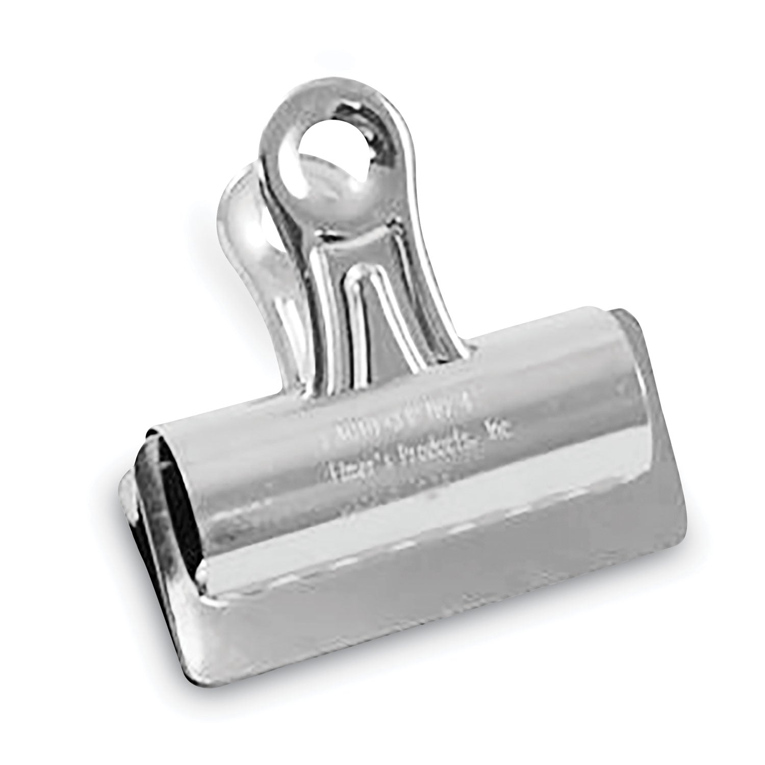 Bulldog Clips, Jumbo, Nickel, 12/Box