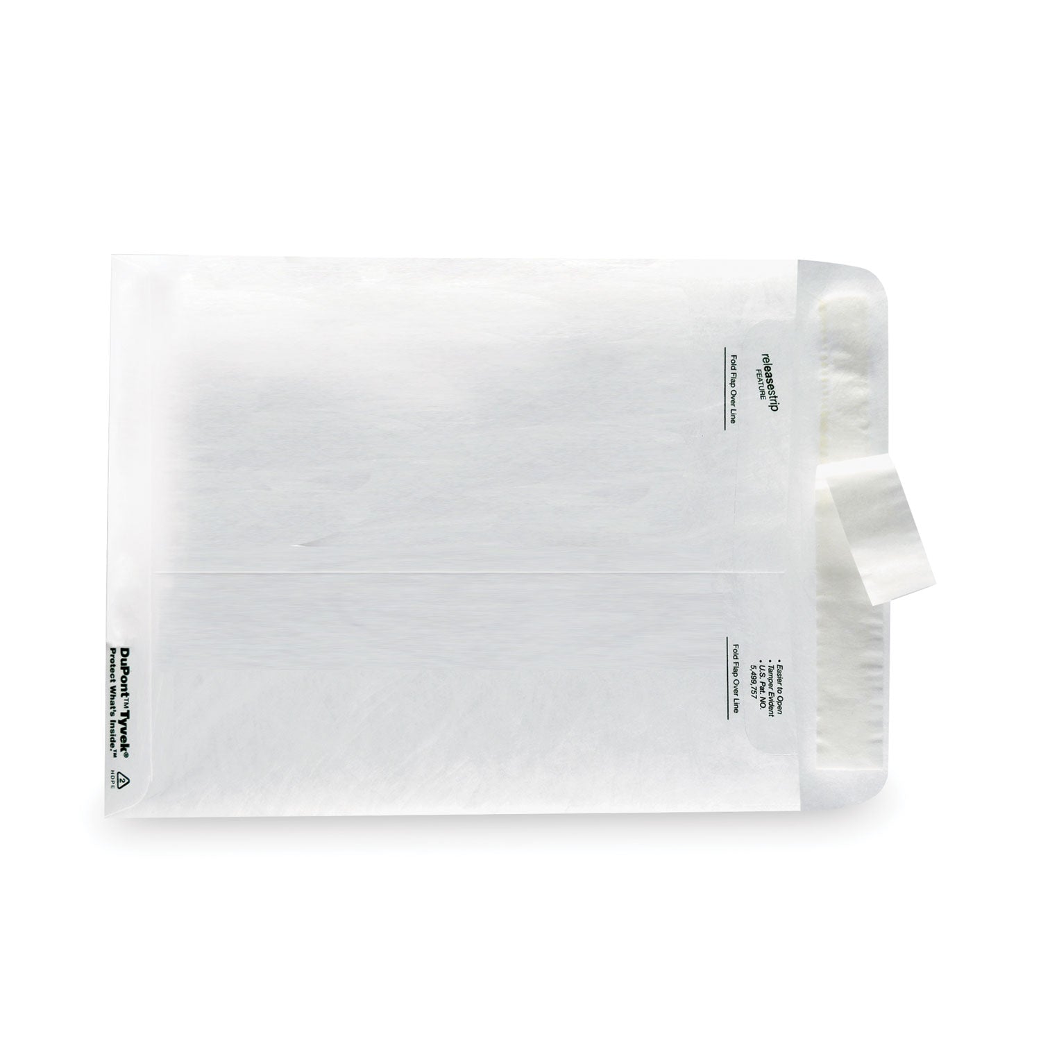 Lightweight 14 lb Tyvek Catalog Mailers, #10 1/2, Square Flap, Redi-Strip Adhesive Closure, 9 x 12, White, 50/Box