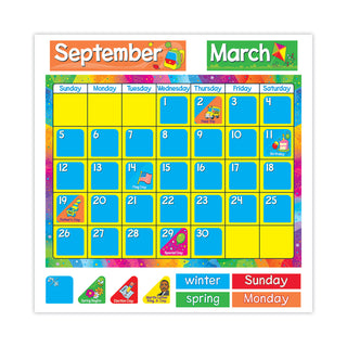 Year Around Calendar Bulletin Board Set, 22" x 17
