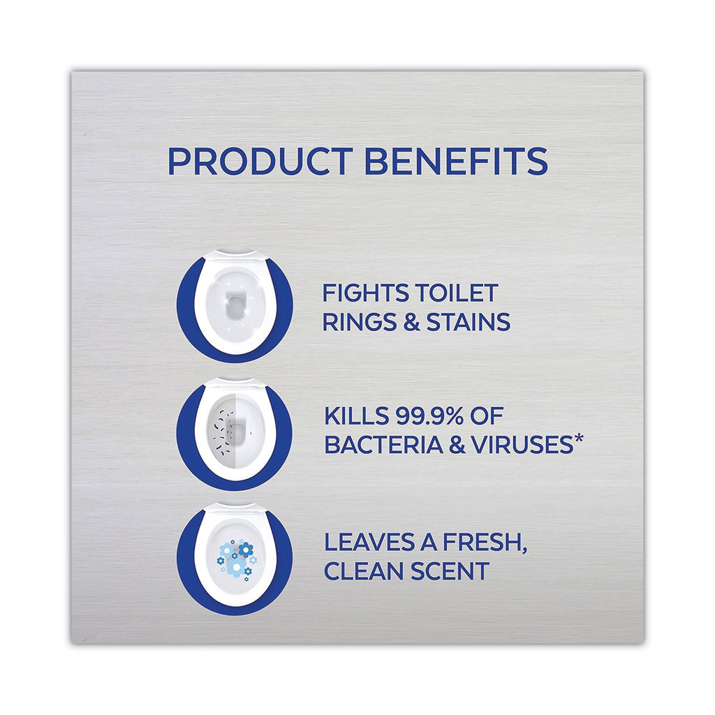 Disinfectant Toilet Bowl Cleaner with Bleach, 24 oz, 2/Pack