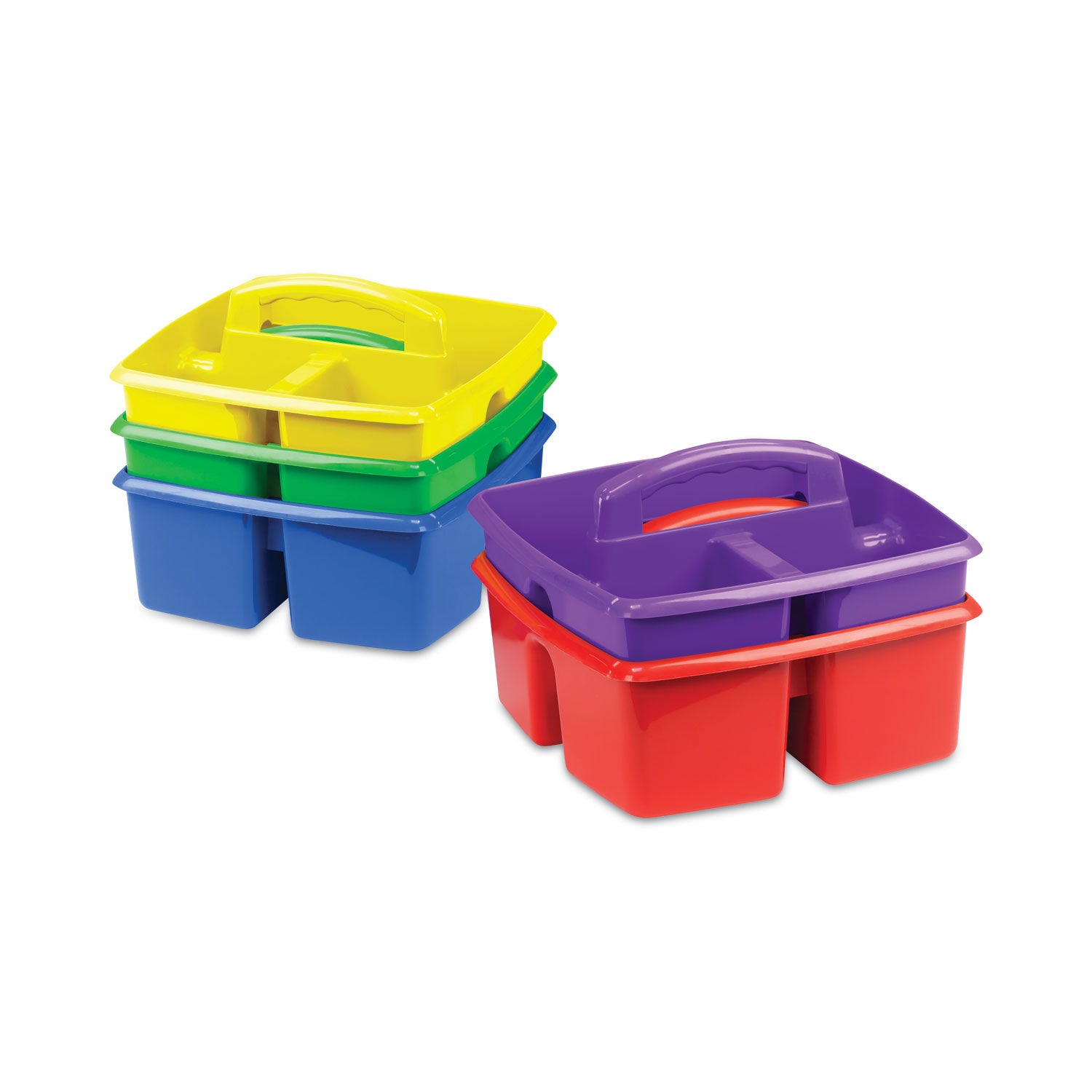 small-art-caddies-3-sections-925-x-925-x-525-assorted-colors-5-pack_stx00941u06c - 2