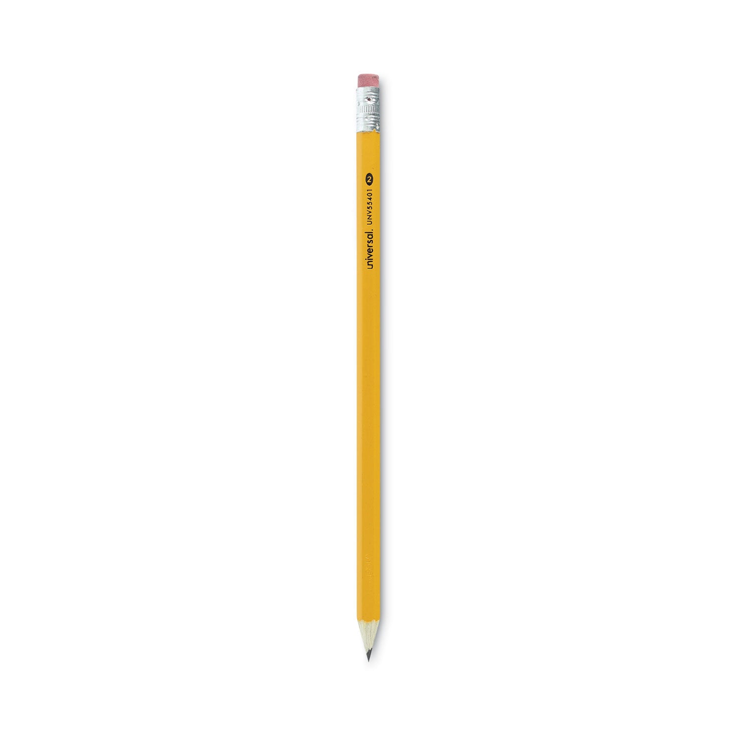 #2-pre-sharpened-woodcase-pencil-hb-#2-black-lead-yellow-barrel-24-pack_unv55401 - 1