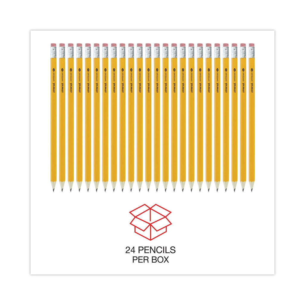 #2-pre-sharpened-woodcase-pencil-hb-#2-black-lead-yellow-barrel-24-pack_unv55401 - 3
