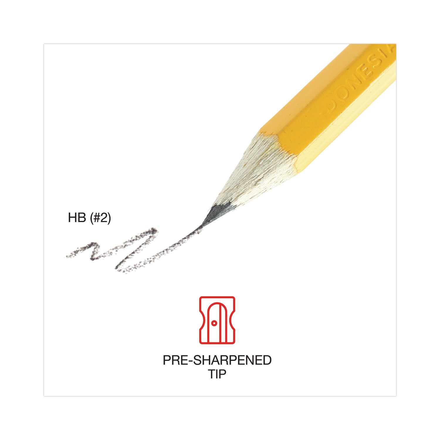 #2-pre-sharpened-woodcase-pencil-hb-#2-black-lead-yellow-barrel-24-pack_unv55401 - 4