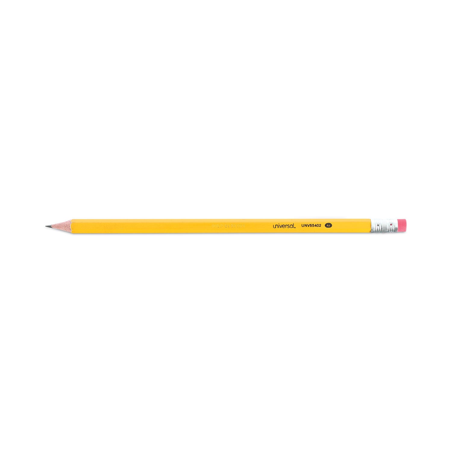 #2 Pre-Sharpened Woodcase Pencil, HB (#2), Black Lead, Yellow Barrel, 72/Pack