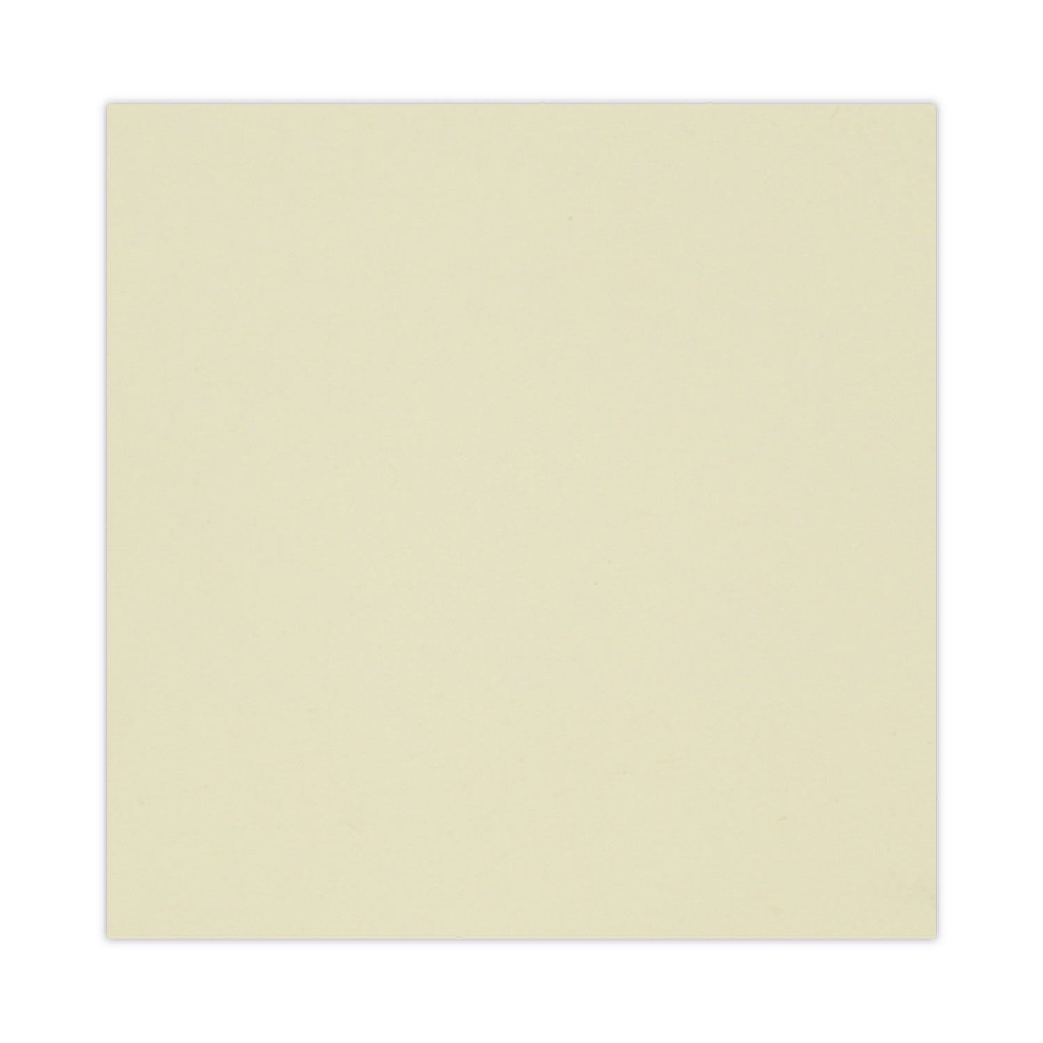 Recycled Self-Stick Note Pads, 3" x 3", Yellow, 100 Sheets/Pad, 18 Pads/Pack - 