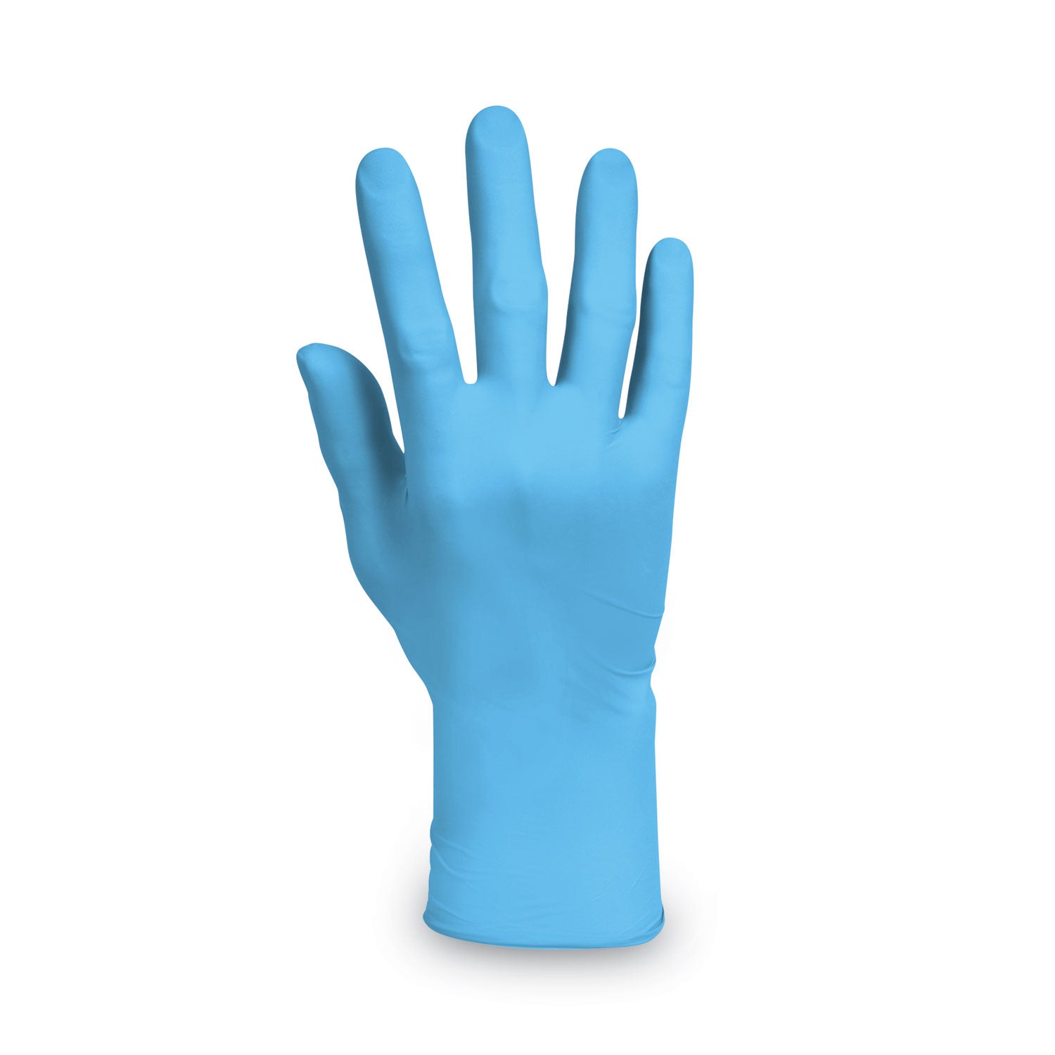 G10 Comfort Plus Blue Nitrile Gloves. Light Blue, X-Large, 100/Box - 3