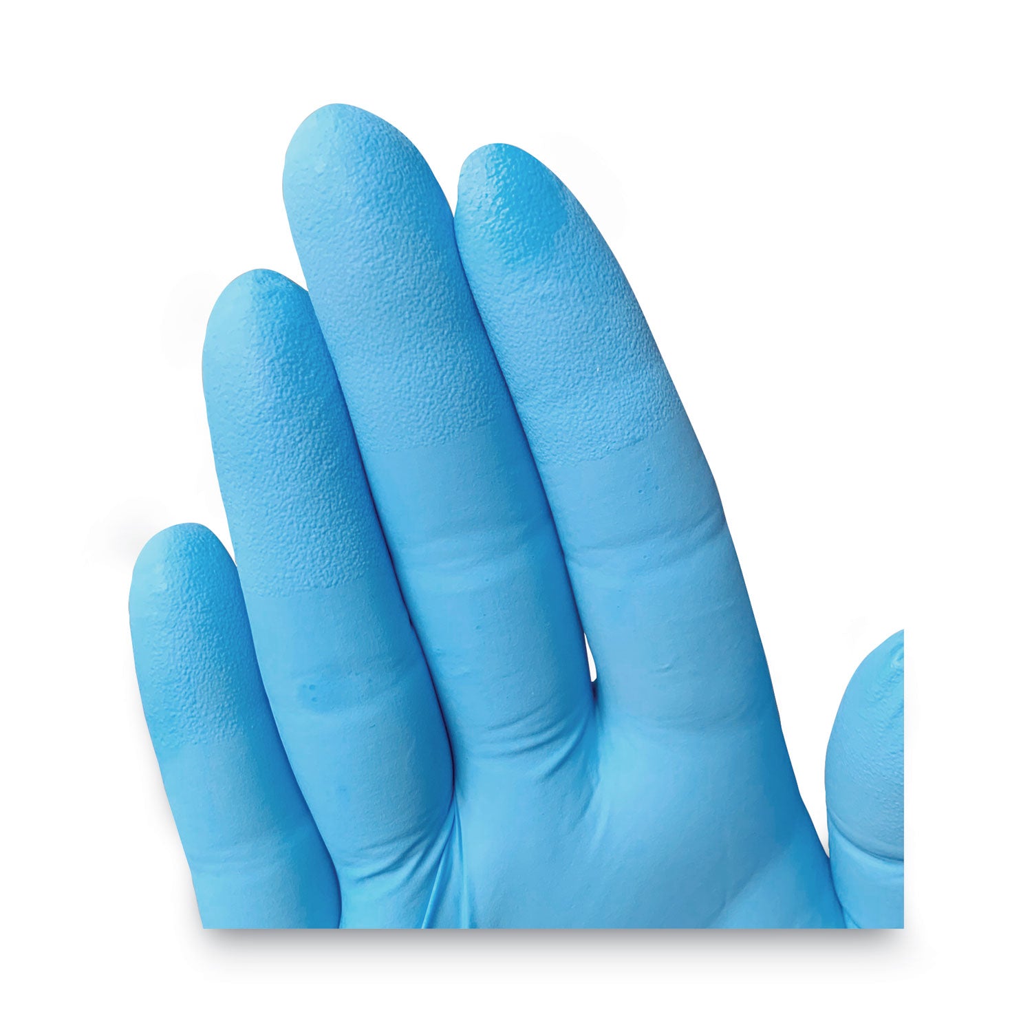 G10 Comfort Plus Blue Nitrile Gloves. Light Blue, X-Large, 100/Box - 5