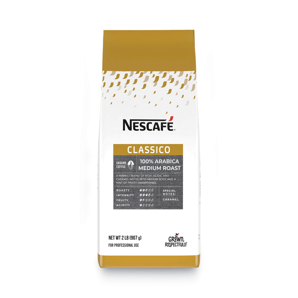 classico-100%-arabica-roast-ground-coffee-medium-blend-2-lb-bag-6-carton_nes25573ct - 1