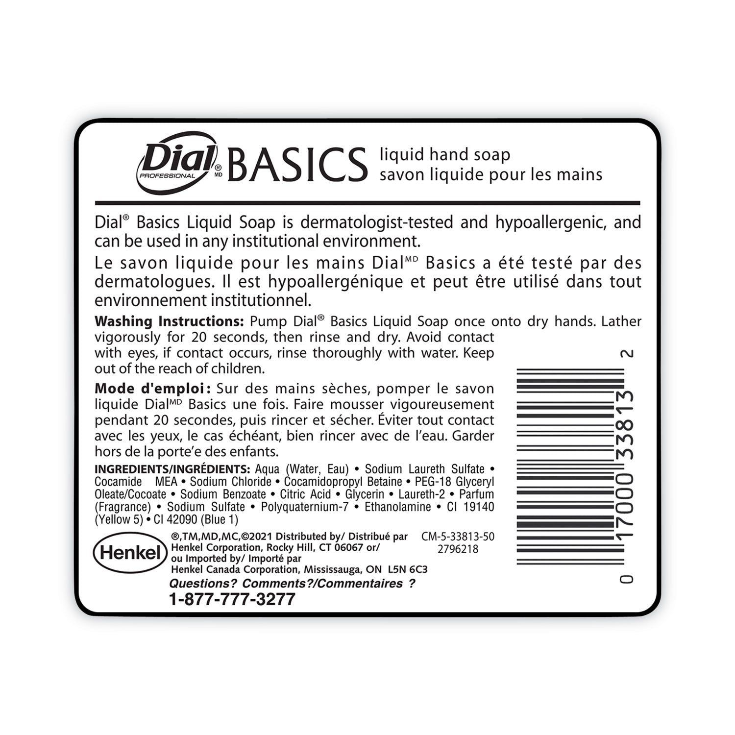 basics-mp-free-liquid-hand-soap-unscented-16-oz-pump-bottle-12-carton_dia33815 - 2
