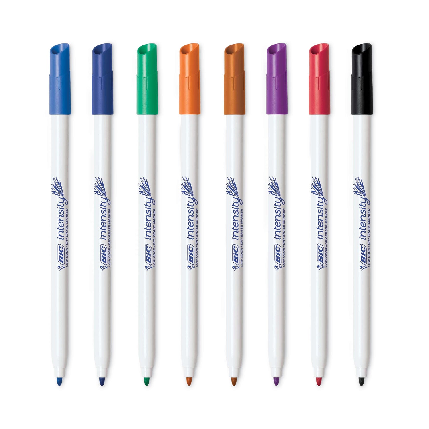 intensity-dry-erase-board-and-markers-kit-78-x-118-white-surface-blue-plastic-frame_bicdekitp12ast - 3