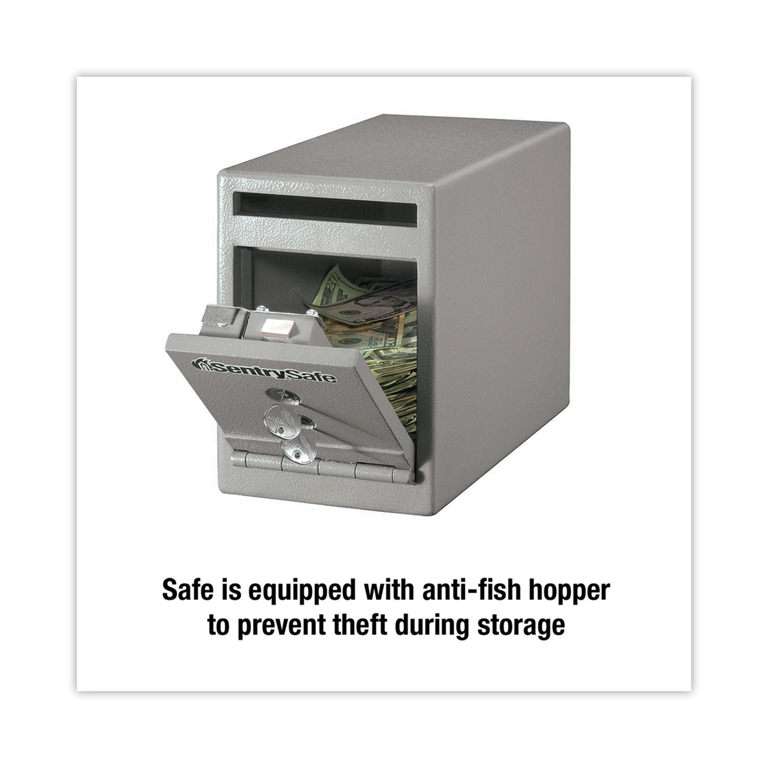 UC025K Safe, 0.23 cu ft, 6 x 12.3 x 8.5, Silver - 