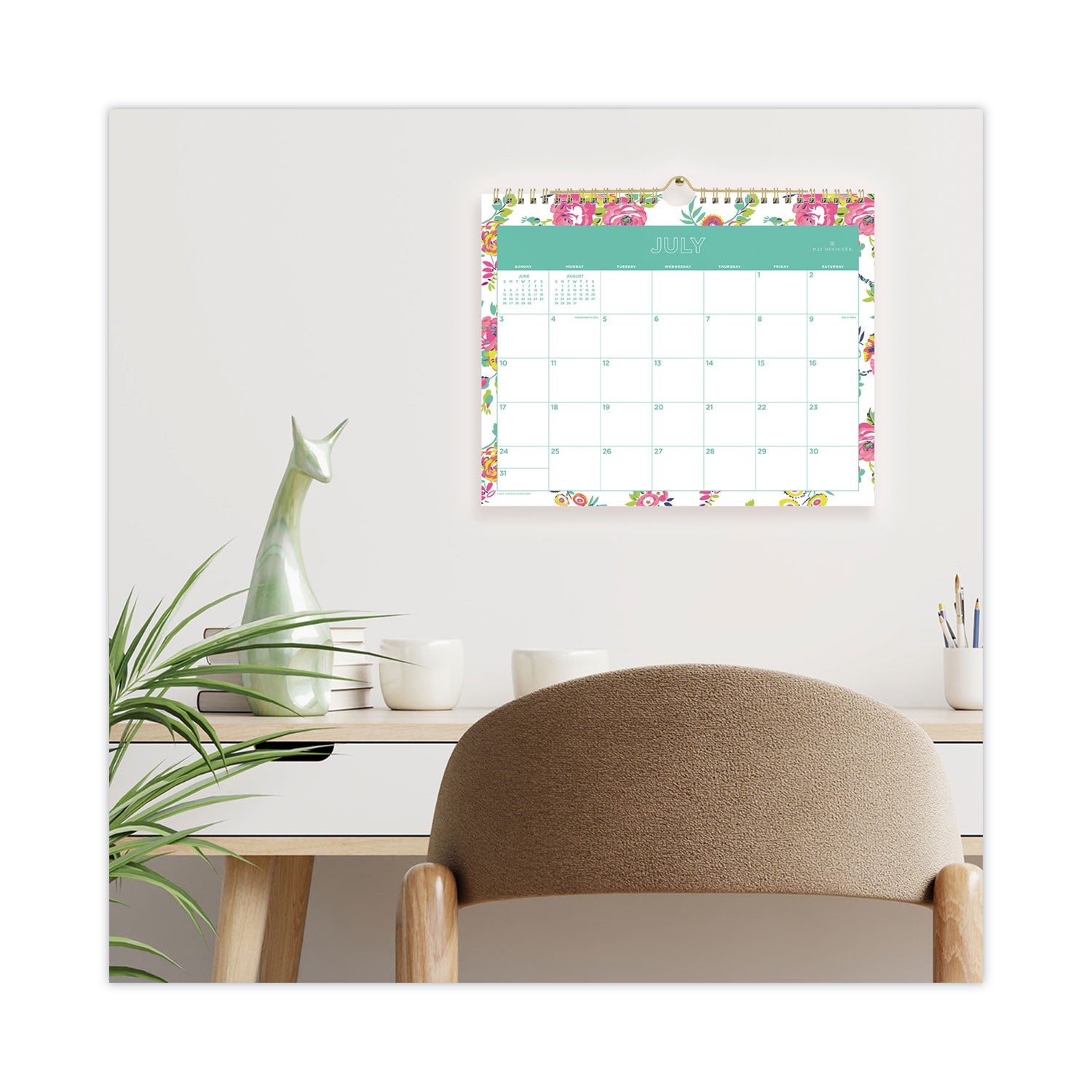 day-designer-peyton-academic-wall-calendar-floral-artwork-11-x-875-white-sheets-12-month-july-to-june-2023-to-2024_bls107936 - 3
