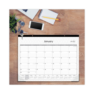 enterprise-desk-pad-geometric-artwork-22-x-17-white-gray-sheets-black-binding-clear-corners-12-month-jan-dec-2024_bls111294 - 3