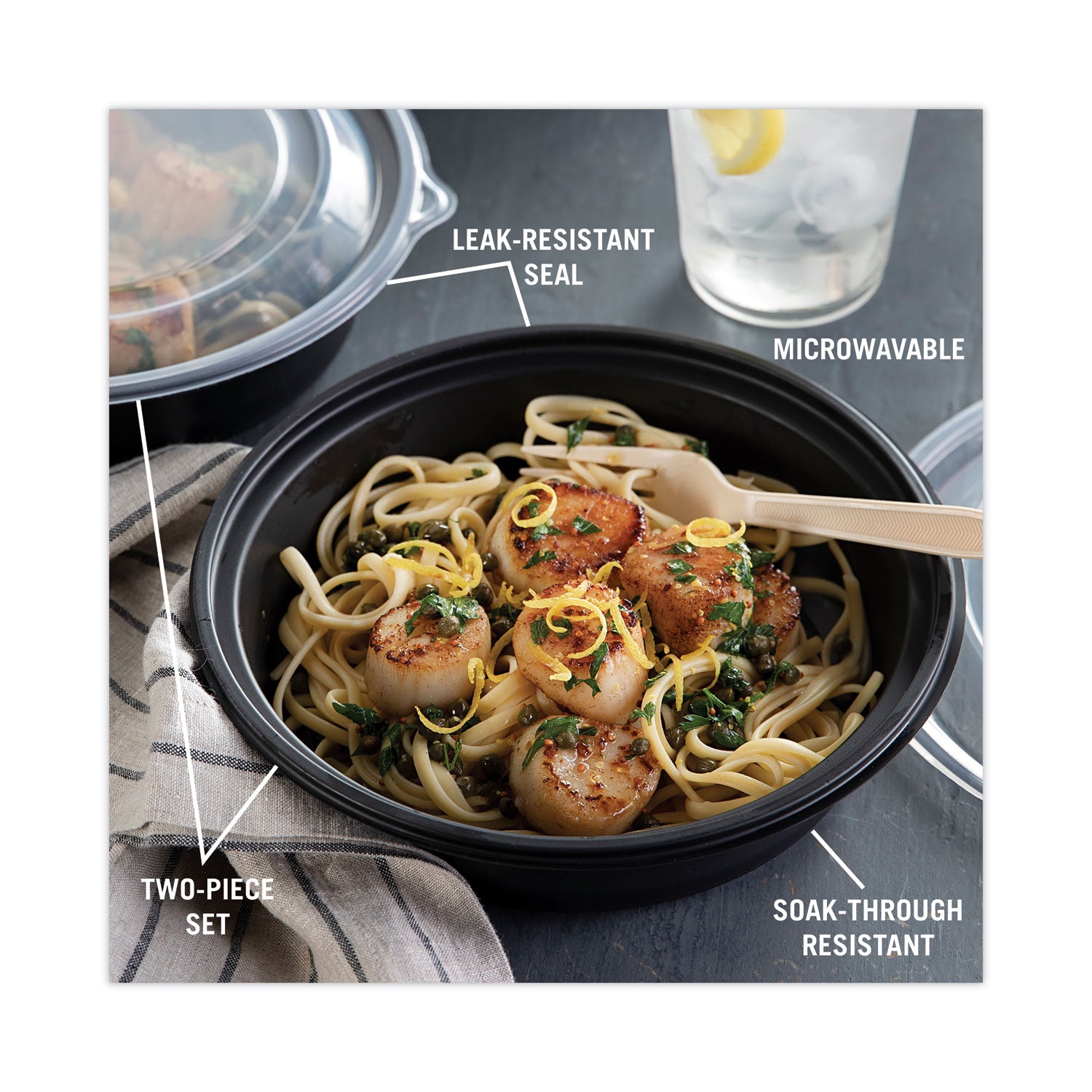 earthchoice-mealmaster-container-with-lid-32-oz-8-dia-x-212-h-1-compartment-black-clear-plastic-250-carton_pct0cn8083200bl - 3