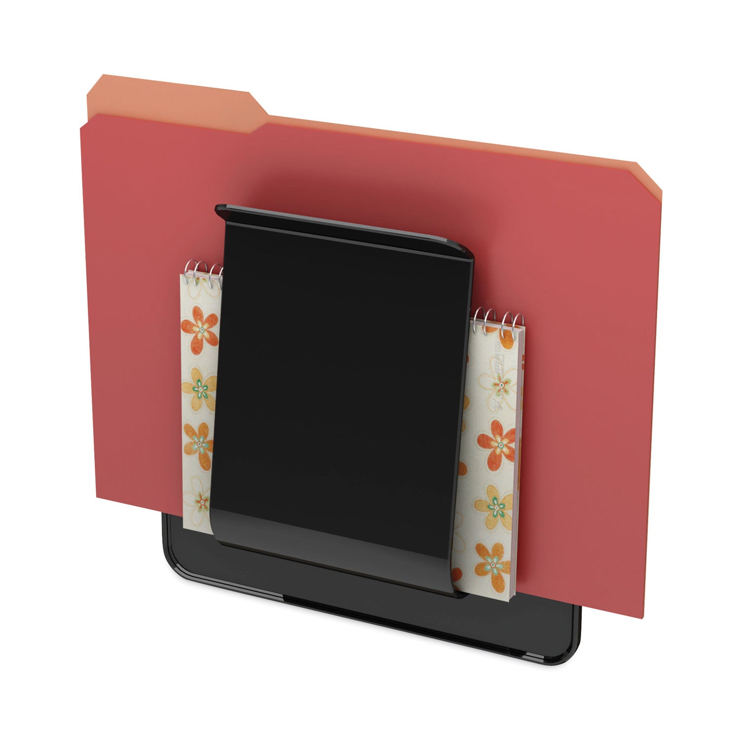 Stand Tall Wall File, Legal/Letter/Oversized Size, 9.25" x 10.63", Black - 1