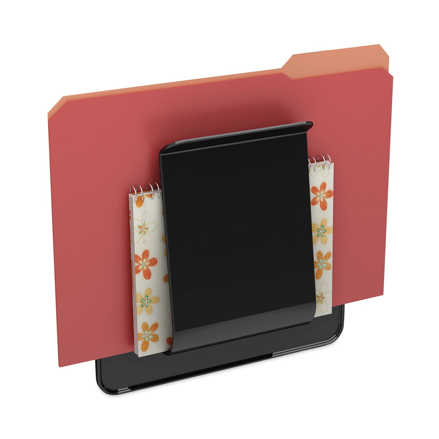 Stand Tall Wall File, Legal/Letter/Oversized Size, 9.25" x 10.63", Black - 3