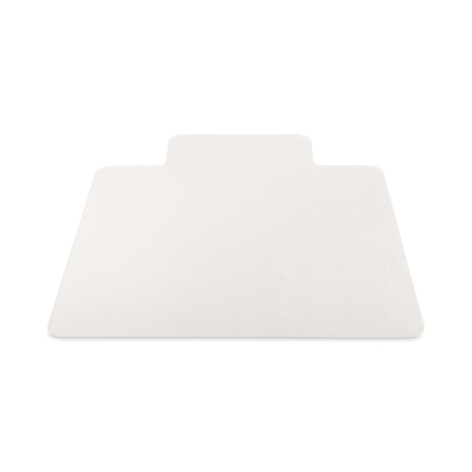 EconoMat All Day Use Chair Mat for Hard Floors, Flat Packed, 46 x 60, Lipped, Clear